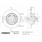 (260MM) NISSAN SENTRA 1.6- 1.8- 2.0 TRASERO SOLIDO