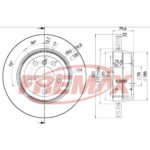 (320MM) BMW X3 3.0D 2.5I 3.0I TRASERO 2005/2012