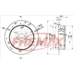(258MM) TOYOTA COROLLA 1.6/1.8 (03/08) (T.S)