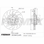 (380MM) BMW M2 3.0 M3 3.2 M4 COUPE (DELANTERO IZQUIERDO)
