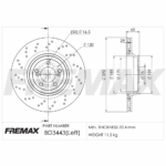 (380MM) BMW M2 3.0 M3 3.2 M4 COUPE (DELANTERO DELANTERO)