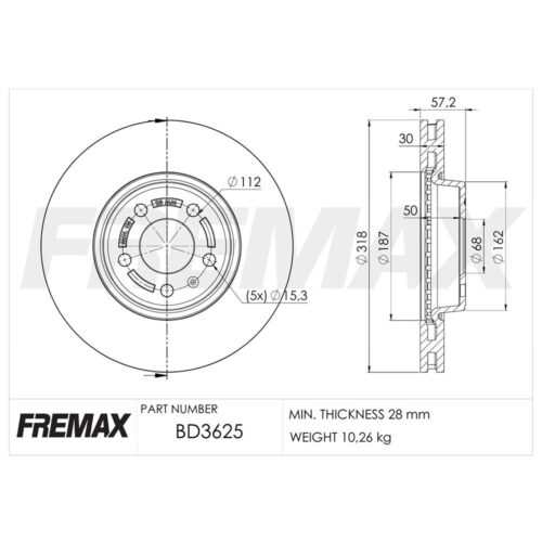 (318MM) AUDI A5- A4 2.0