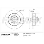(281MM) TOYOTA CROSS 2.0 16V- 1.8  (TRASERO)
