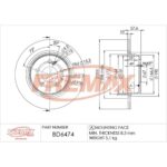 (300MM) MERCEDES BENZ CLASE C TRASERO