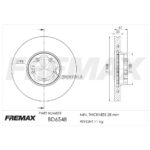 (308MM) FORD TRANSIT 2.2- 2.4  (DELANTERO)