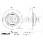 (316MM) FORD MONDEO- KUGA-ESCAPE- TRASERO