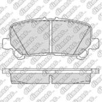 Pastillas de Freno (1162) J PAST HONDA PILOT ACURA MDX 08/... TRASERA
