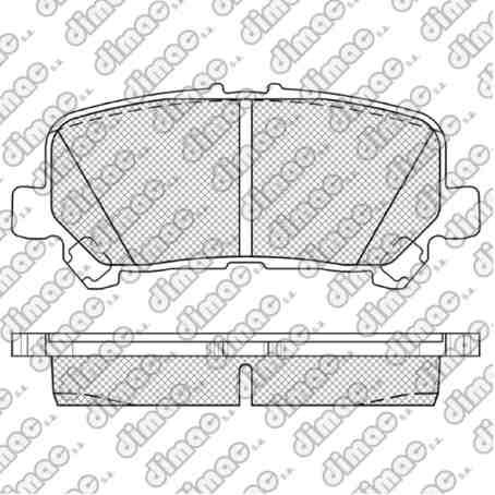 Pastillas de Freno (1162) J PAST HONDA PILOT ACURA MDX 08/... TRASERA