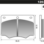 Pastillas de Freno (0291) (98MM) FORD TAUNUS (GRANDE)/ VW KOMBI (66/94)