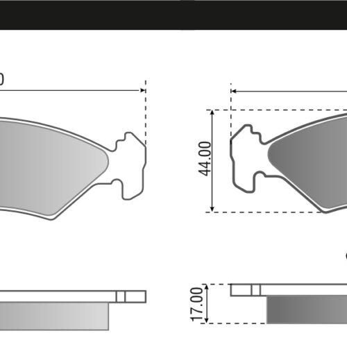 Pastillas de Freno (0988)(141MMM) FORD FIESTA 1.0/ KA 1.0-1.3 (09/...