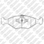 Pastillas de Freno (0990)(151MM) FIAT PALIO, SIENA, FIORINO, UNO WAY