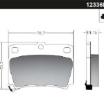 Pastillas de Freno MITSUBISHI MONTERO, PAJERO SPORT 2.5, 3.0 TRASERA