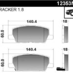 Pastillas de Freno (1203) (140MM) CHEVROLET TRACKER 1.8 16V (16/...)
