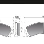 Pastillas de Freno (0458)(167MM) CHEVROLET S-10 4X4, BLAZER 4X4