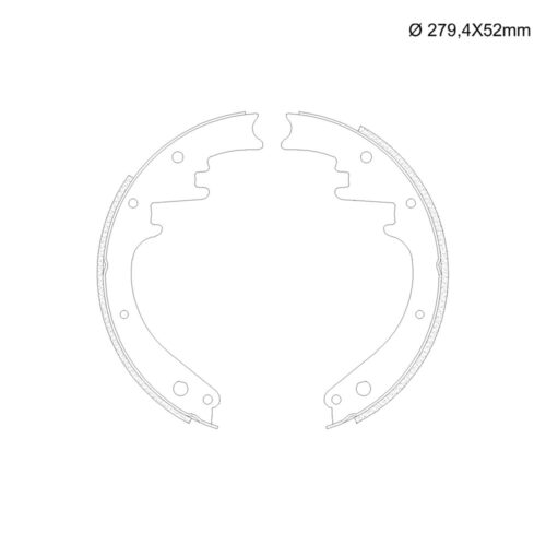 ZAPATA CHEVROLETS10 4X2, BLAZER DIAMETRO 279MM ANCHO 32MM