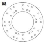 (310X175X3,8X36 AG) M. BENZ 712 - LO-812 - 813 - 912 -