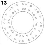 (325X210X4X48 AG)FORD C-814, C-815, C-915 / VW 8-140, 8-150
