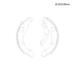 ZAPATAS RENAULT LOGAN/ SANDERO DIAMETRO 203MM ANCH0 38M M
