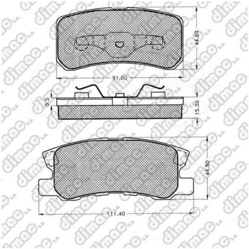 Pastillas de Freno (0749) MITSUBISHI MONTERO 02/ TRAS