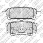 Pastillas de Freno (0843)(85MM) DODGE CALIBER / MITSUBISHI LANCER TRASERA