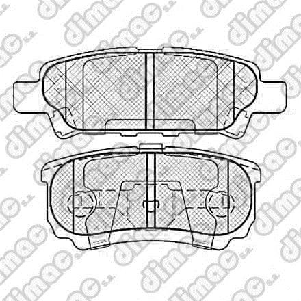 Pastillas de Freno (0843)(85MM) DODGE CALIBER / MITSUBISHI LANCER TRASERA