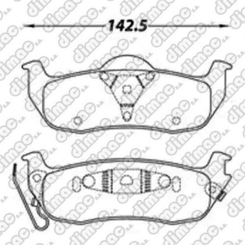 Pastillas de Freno (0875)(142MM) JEEP GRAND CHEROKEE, COMMANDER