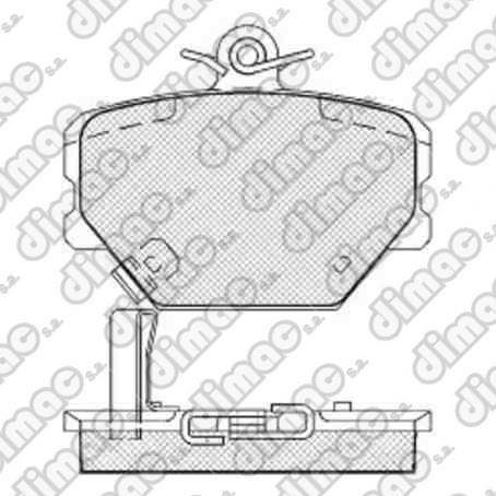 Pastillas de Freno (1070)(90MM) SMART CITY/ CROSSBLADE/ FORTWO 00/...