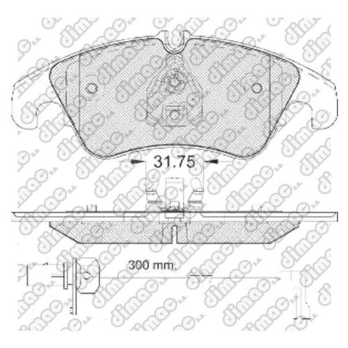 Pastillas de Freno (1079) (187MM) AUDI A4 AVANT-A5-A6-Q5 (07/..)/ PT CHRYSLER