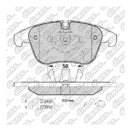Pastillas de Freno (1101) (155MM) PEUGEOT 508, 508 SW / CITROEN  C5