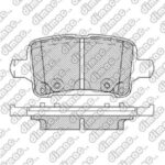 Pastillas de Freno (1161) (106MM) CHEVROLET CRUZE-ASTRA (15/..)TRASERA