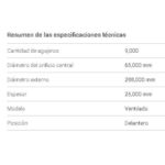 (15005)(288MM) VW VENTO 1.9 DIESEL/ AUDI A3