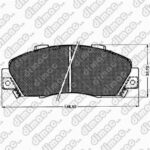 Pastillas de Freno (0088) (148MM) HONDA ACCORD, CIVIC 1.8 - NSX, LEGEND