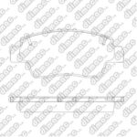 Pastillas de Freno (1239) J PAST RENAULT KWID 1.0 OUTSIDER 2019/... DELANTERA