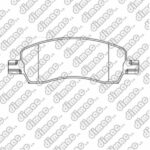 Pastillas de Freno (1261) J PAST FIAT CRONOS PULSE 1.3 2022/... DELANTERA