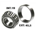 RULEMANES DE RUEDA DELANTERA  FIAT 125, 1500, 1800, MULTICAR