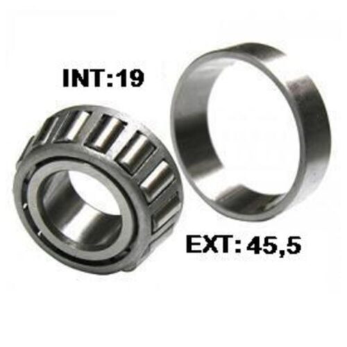 RULEMANES DE RUEDA DELANTERA  FIAT 125, 1500, 1800, MULTICAR