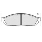 Pastillas de Freno (0078) (116MM) DAEWOO DAMAS/HONDA CIVIC/ SUZUKI ST80 FRONTI