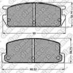 Pastillas de Freno (0140) (99MM) MAZDA  RX 7  (81/82) TRASERA