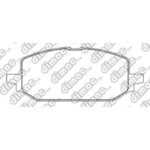 Pastillas de Freno (1236)(132MM)CHEVROLET ---ONIX 1.0 - 1.2 LT - LTZ - PREMIER