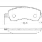 (1261) (140MM) FIAT  ARGO CRONOS 1.3/ PULSE 1.3 (22/24)