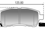 (1044)(125MM) FORD FIESTA KINETIC, KA 1.5 / SUZUKI BALENO
