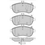 Pastillas de Freno (0884)(146MM) M. BENZ C-CLAS C (TODOS) (07/..)