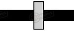 FLEXIBLE FRENO FIAT UNO 10/..-SIENA 12/.. TRAS. 240MM.