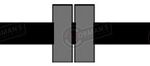 FLEXIBLE FRENO CHEVROLET CORSA II 01/.. TRAS. 220MM.