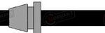 FLEXIBLE FRENO CHEVROLET ONIX-PRISMA 13/..-SPIN 12/.. DEL. 4