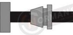 FLEXIBLE FRENO VOLKSWAGEN GOLF-POLO 95/.. DEL. 485MM.