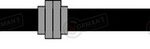 FLEXIBLE FRENO RENAULT MASTER 2 POR RUEDA CORTO DEL. 570MM.