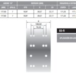 BLOQUES PARA FRENO FORD F-14000, C 1415, 11416, 1417, 1421