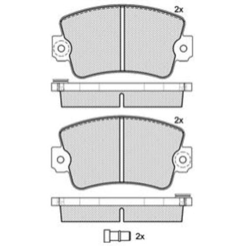 Pastillas de Freno (0195) (108MM) RENAULT 20-TRAFIC (IMPORTADA) (79/82)