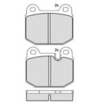 Pastillas de Freno (0016) (76MM) BMW SERIE 3-315-316-318-320-323  (75/82)